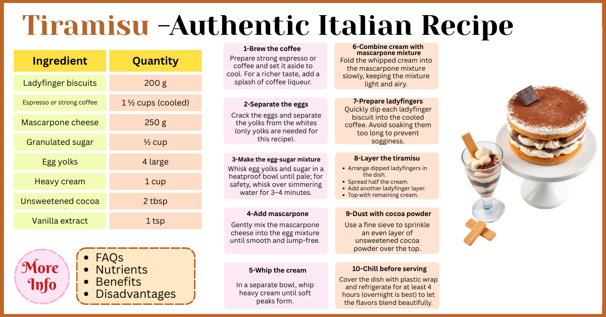 How to Make Tiramisu at Home Authentic Italian Recipe