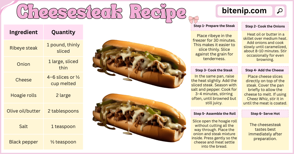 How to Make the Perfect Cheesesteak at Home