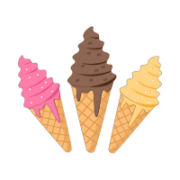 Ice Cream Cones | Foods for kids birthday parties