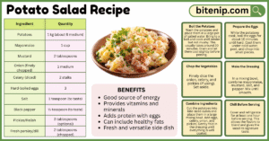 Potato Salad Recipe with Detailed Instructions and Serving Ideas