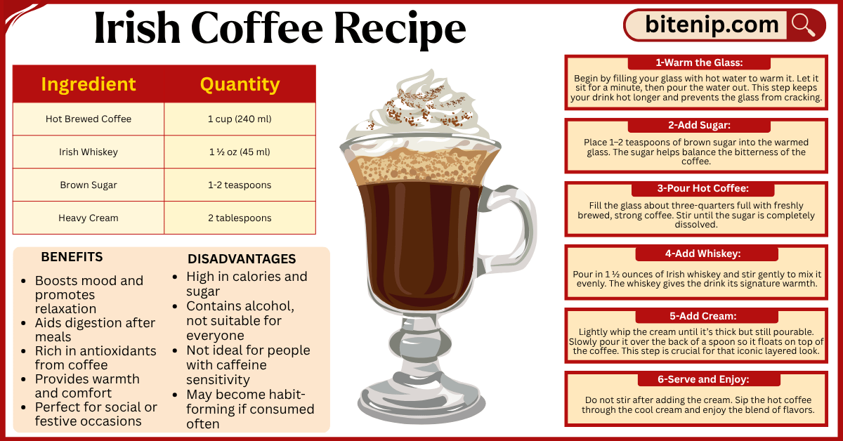 Easy Homemade Irish Coffee Recipe