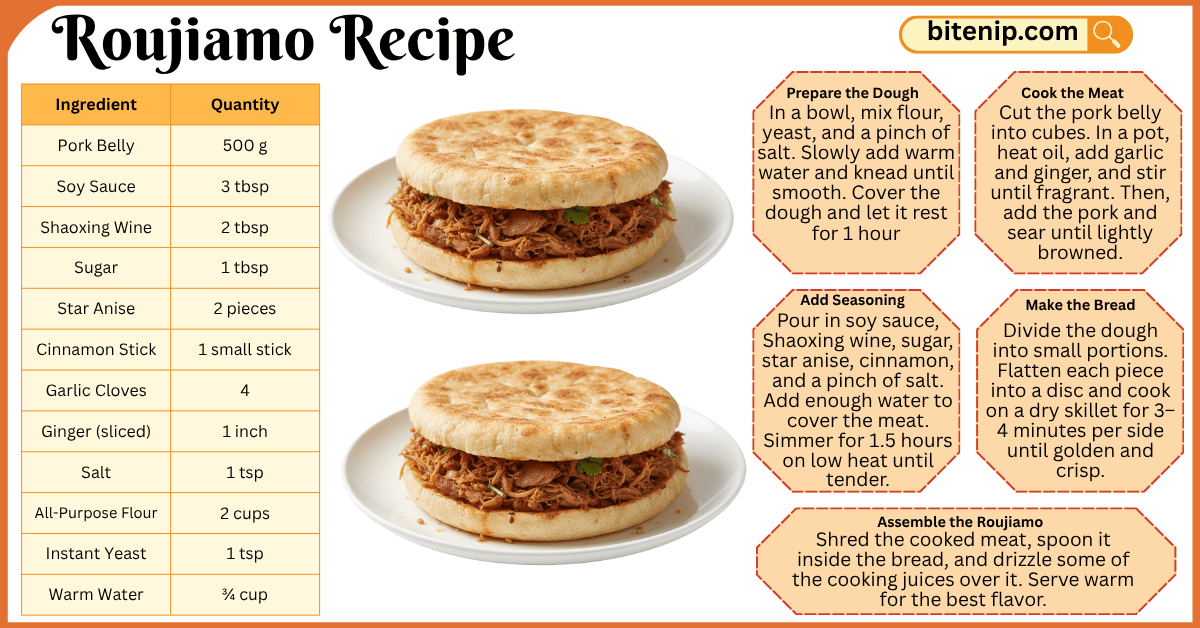 How to Make Roujiamo Recipe The Classic Chinese Street Food