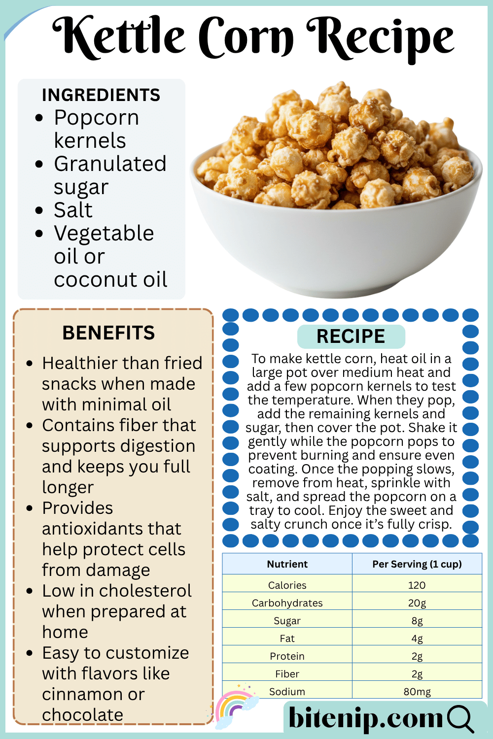 Kettle Corn Recipe