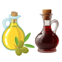 Olive Oil & Red Wine Vinegar | Italian Sub Sandwich