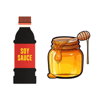 Soy sauce and honey | Chicken Katsu Curry