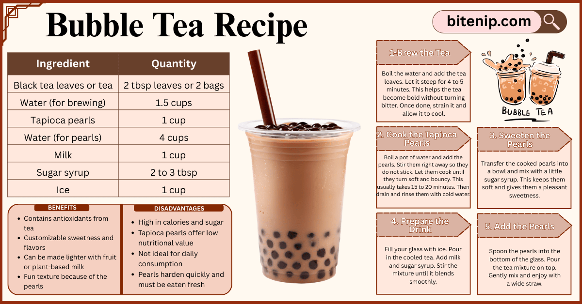 Bubble Tea Recipe at Home Learn to Make the Perfect Cup