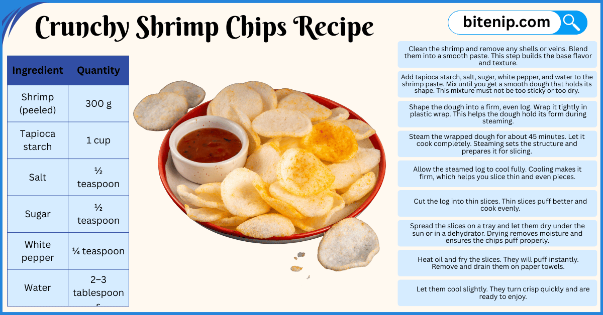 Crunchy Shrimp Chips Recipe Made at Home
