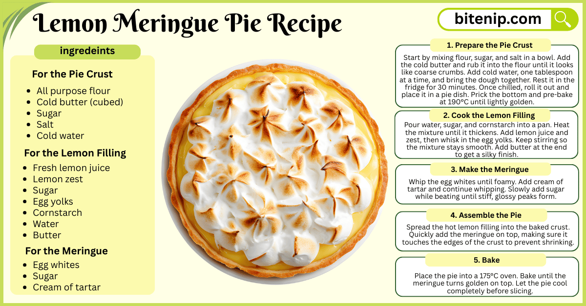 Delicious Lemon Meringue Pie Recipe