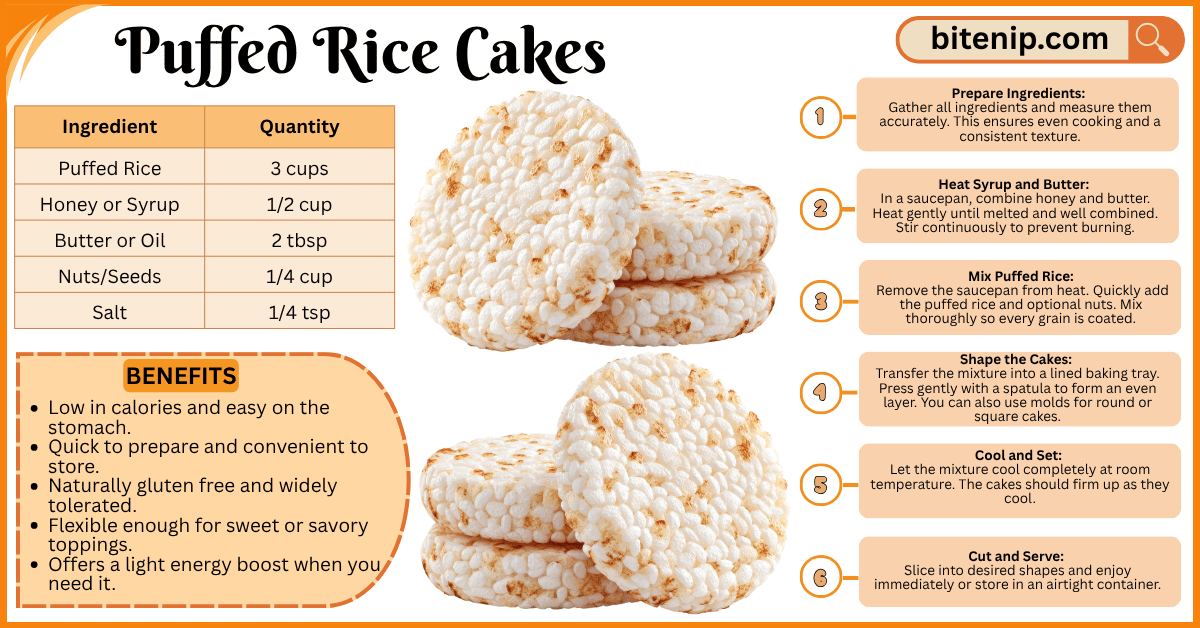 Delicious Puffed Rice Cakes Recipe for a Healthy Snack