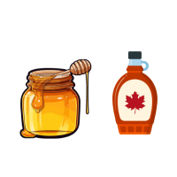 Honey or Syrup | Puffed Rice Cakes