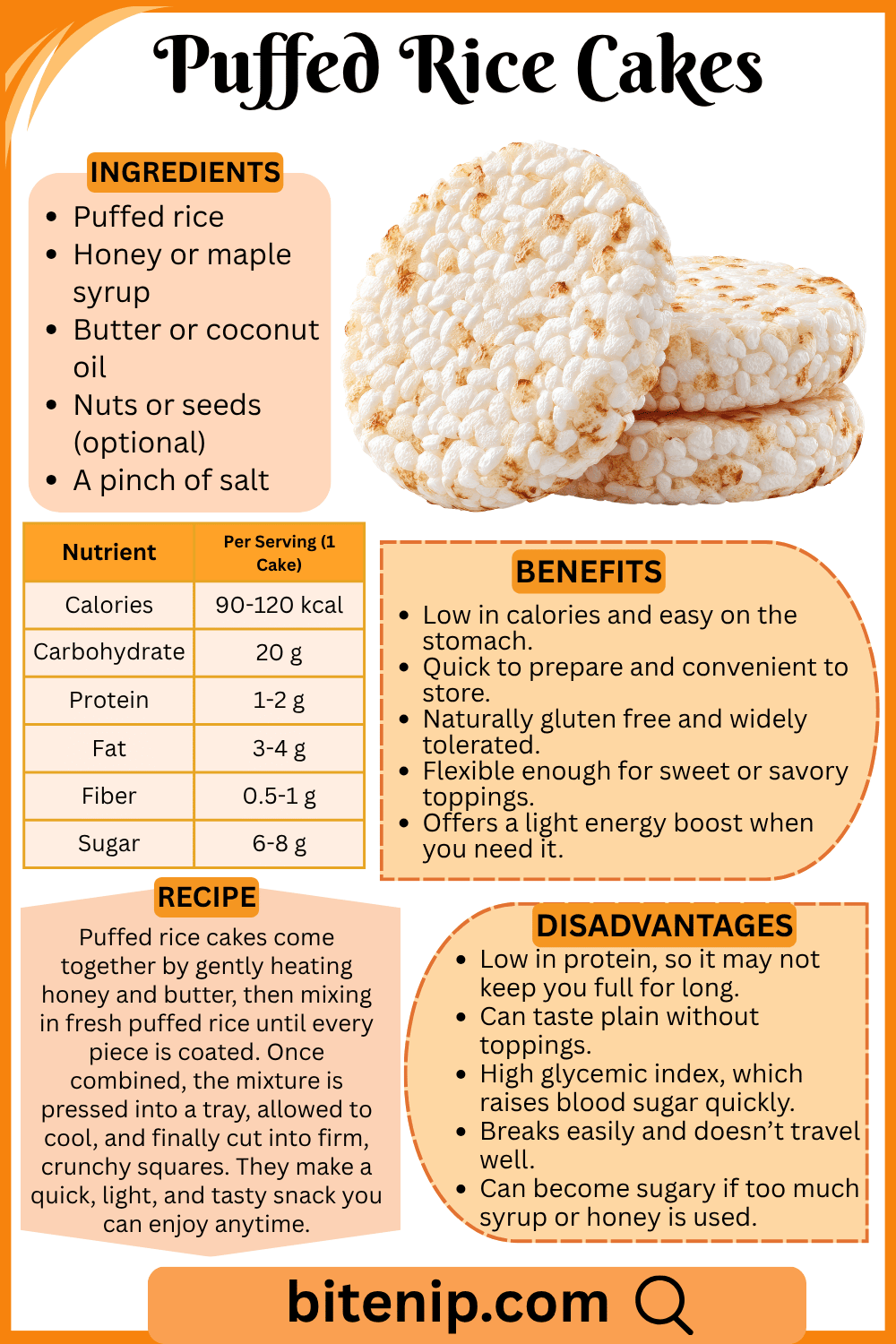 Puffed Rice Cakes
