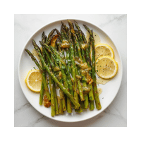 Roasted Asparagus with Lemon Butter | side dishes for Christmas dinner