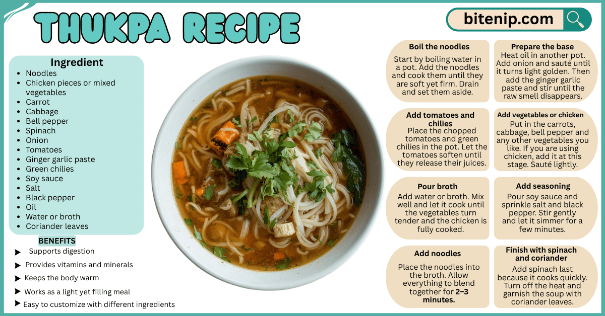 Thukpa Recipe for Winter Nights