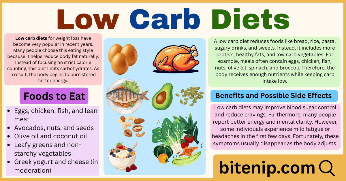 Low Carb Diets for Weight Loss A Complete Friendly Guide