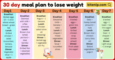 30 Day Diet Plan to Lose Weight Without Starving