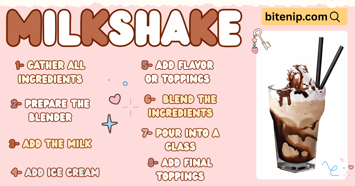 Steps How To Make a Milkshake
