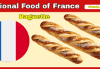 National Food of France With Picture (Baguette)