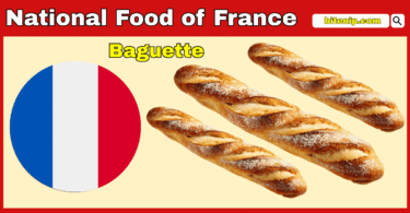 National Food of France With Picture (Baguette)